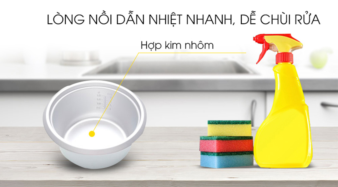 Nồi cơm điện GM18SC - Hàng Chính Hãng