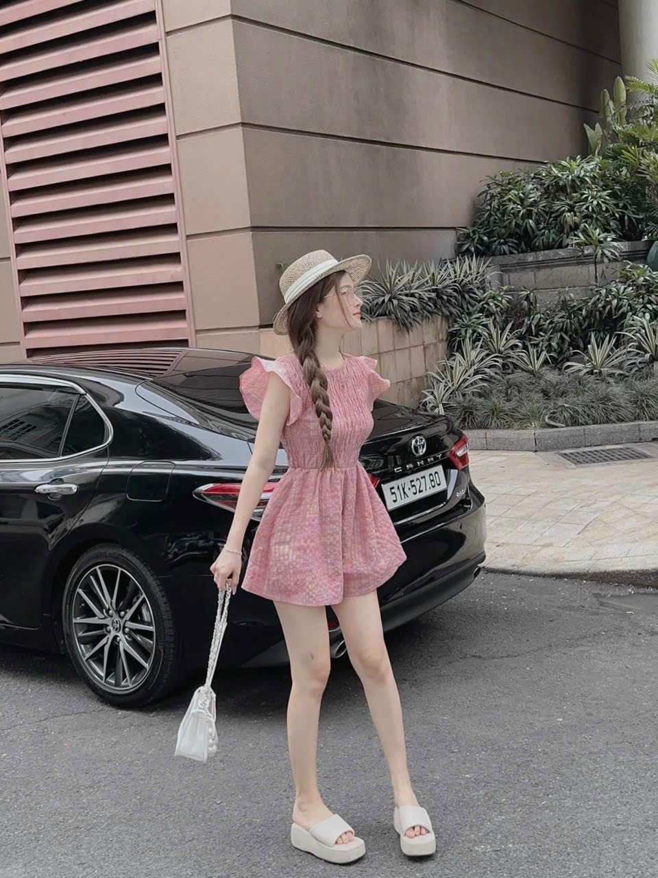 JUM TAY BÈO MOCKING THÂN TRƯỚC & THÂN SAU SIÊU XINH 2 MÀU Y HÌNH