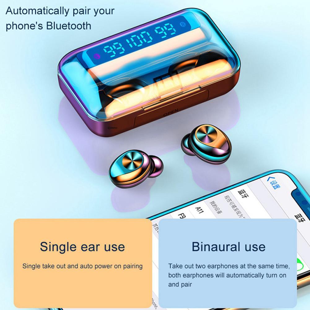 Tai nghe Bluetooth F9-9 Tws âm thanh sống động chất lượng cao