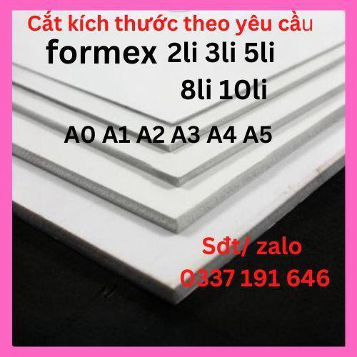 Bìa mô hình Formex A0 A1 A2 A3 A4 A5 foam,fomic nguyên liệu làm mô hình handmade, kiến trúc