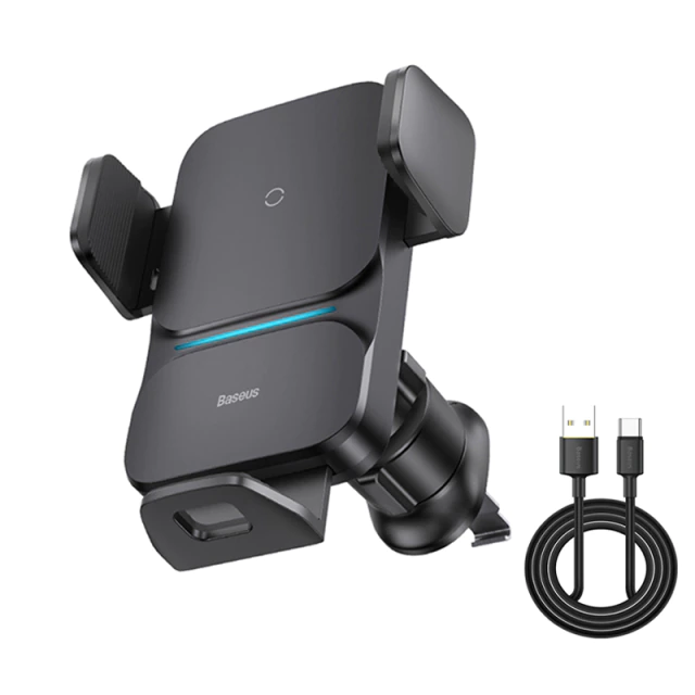 Sạc không dây Baseus Wisdom Auto Alignment Car Mount Wireless Charger- hàng chính hãng