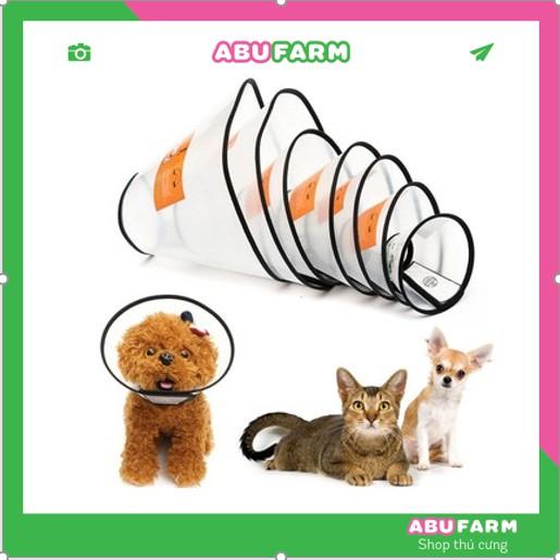 Vòng cổ chống liếm nhiều size cho chó mèo