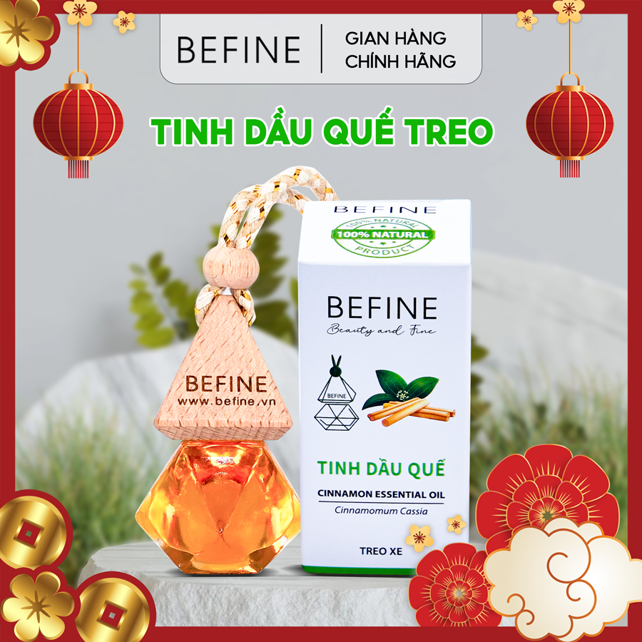 Tinh dầu quế nguyên chất treo xe Befine 8ml