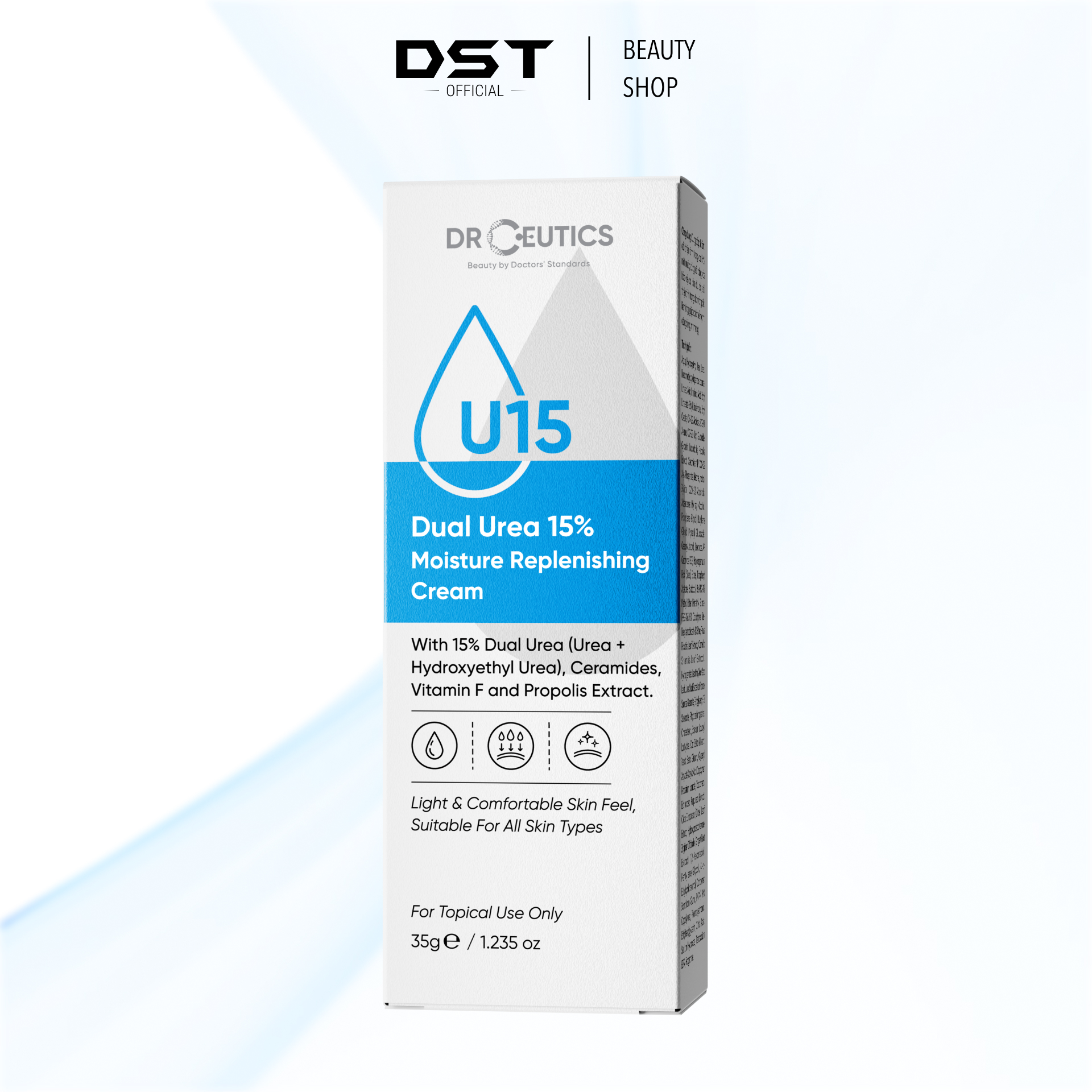 DRCEUTICS Kem Dưỡng Ẩm Và Phục Hồi Da Dual Urea 15% Moisture Replenishing Cream