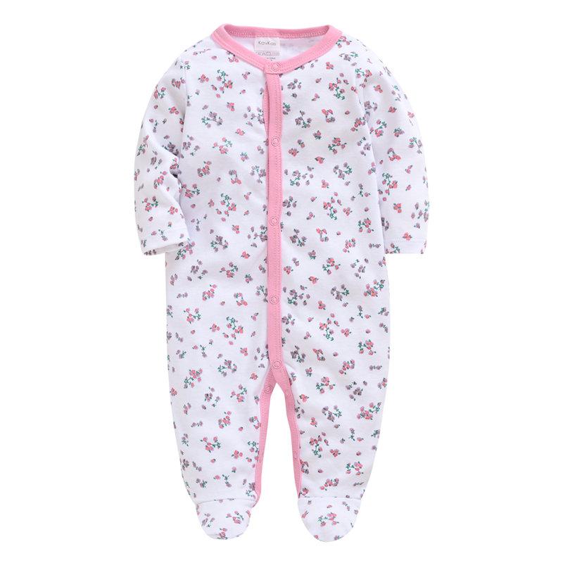 2021 Sơ Sinh Bé Gái Quần Áo Trẻ Sơ Sinh Cho Bé Bộ Đồ Ngủ Áo Liền Quần Áo Liền Quần Bebes Leo Lên Quần Áo Cotton Cho Bé Giấc Ngủ Mặc Bodysuit