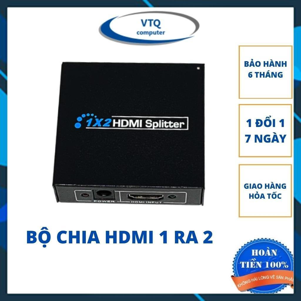 Bộ chia HDMI 1 ra 2 cổng ,SPLITTER VER 1.4 ,kết nối 1 máy tính ra 2 màn hình chất lượng 1080. bảo hành 6 tháng