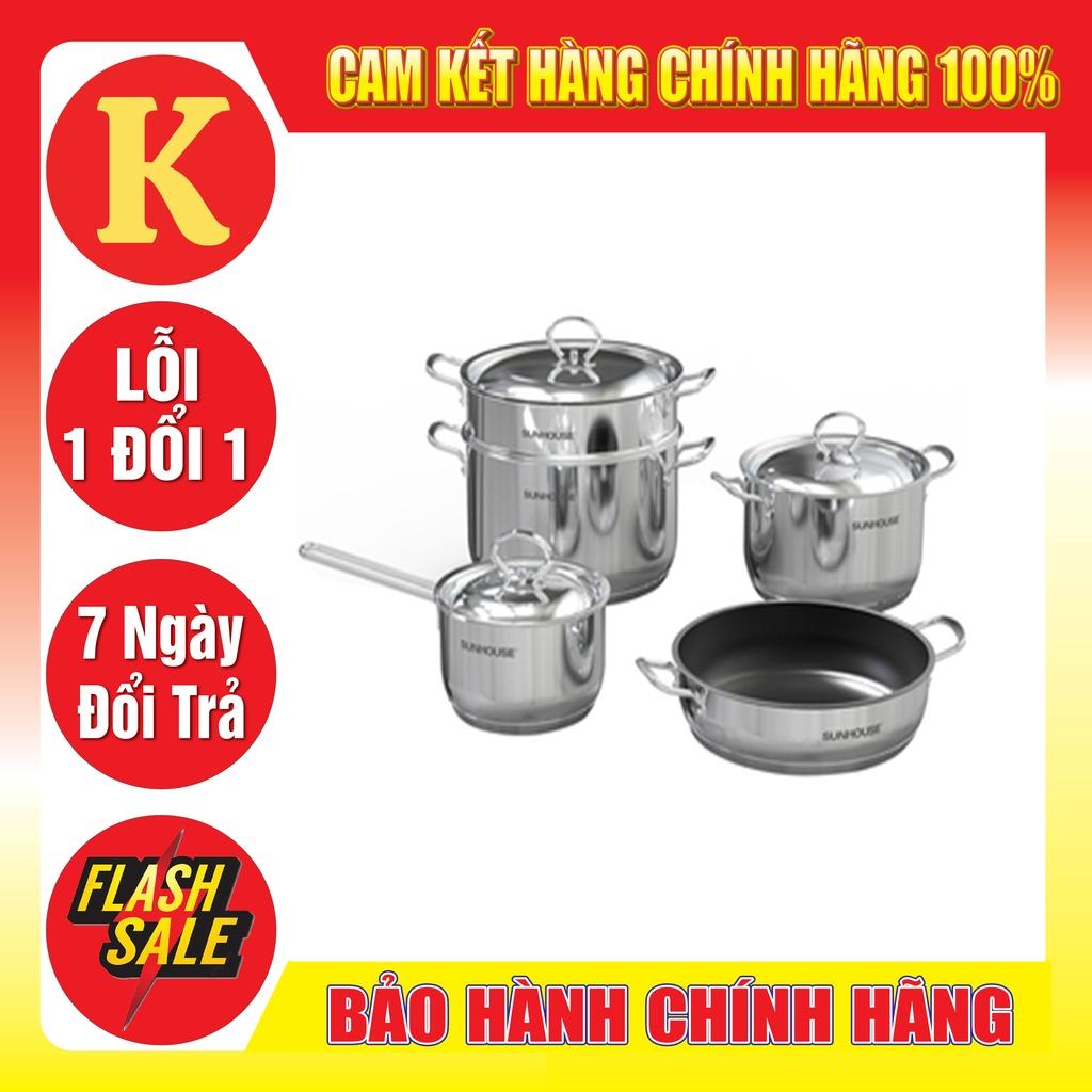 BỘ NỒI INOX 5 ĐÁY xịn