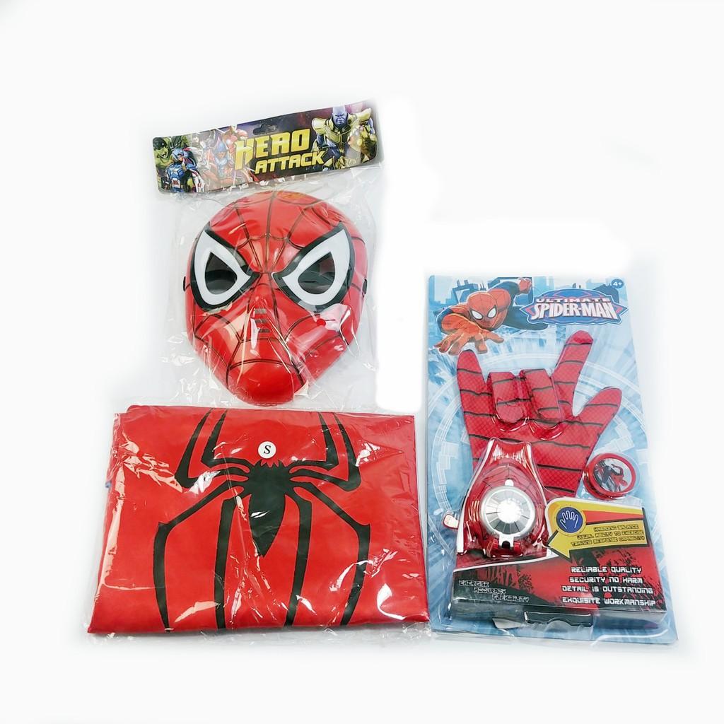 -Set 3 Món Siêu Nhân Người Nhện Cho Bé