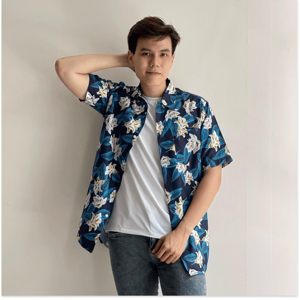 ÁO SƠ MI FORM RỘNG DÀNH CHO NAM HOẠ TIẾT ĐỘC LẠ/ CÓ ĐẦY ĐỦ SIZE KME FASHION