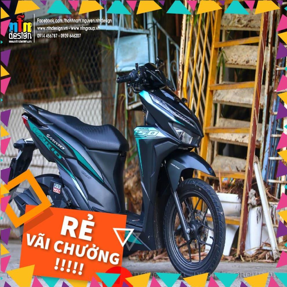 Tem Rời Vario Mẫu Chỉ Xanh Đen