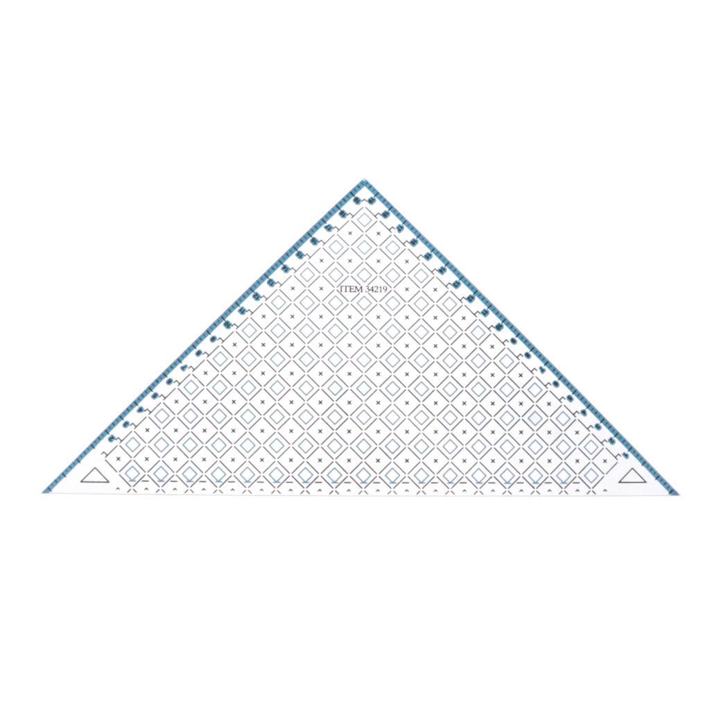 35x15.5cm Acrylic Quilting Bản Mẫu Miếng Dán Cường Lực May Thước Quilting Dụng Cụ