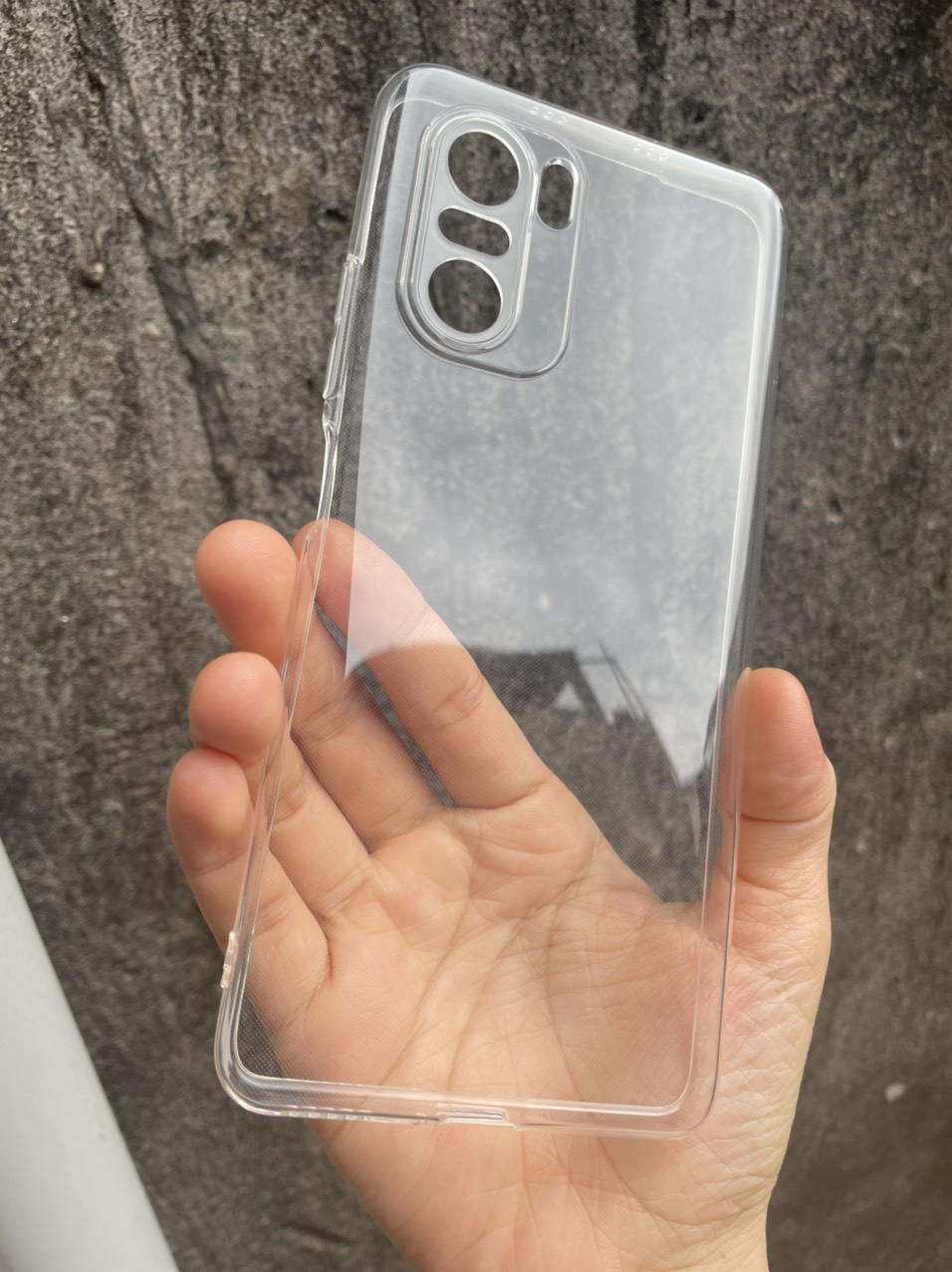 Ốp lưng silicon cho Xiaomi Redmi K40, K40 Pro - hãng Gor trong suốt có gờ bảo vệ camera Hàng nhập khẩu