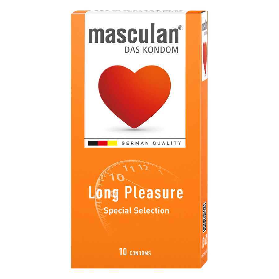 Bao Cao Su Masculan Das Kondom Long Pleasure (10 Cái/ Hộp)