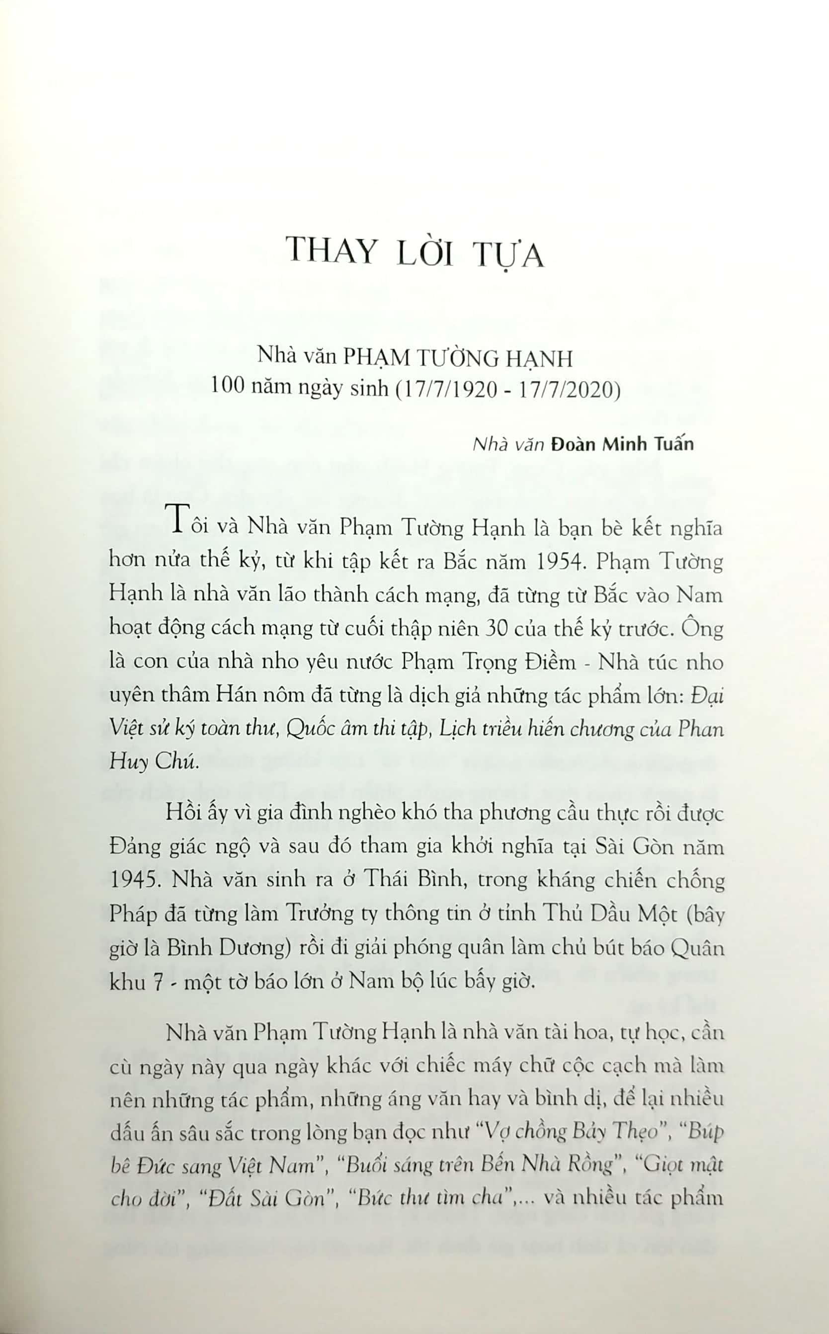 Sách - Tuyển Tập Phạm Tường Hạnh