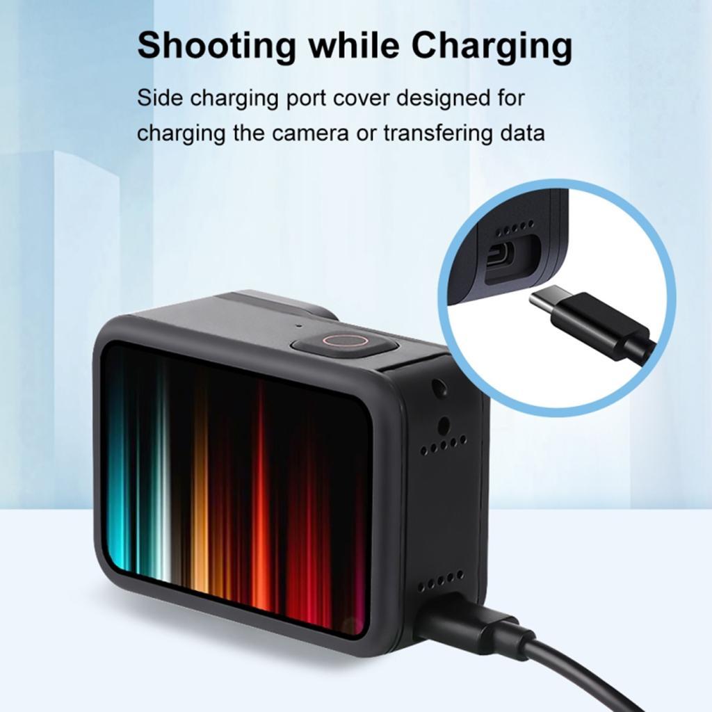 Battery Cover for 9 Black HERO9 Camera Charger Port