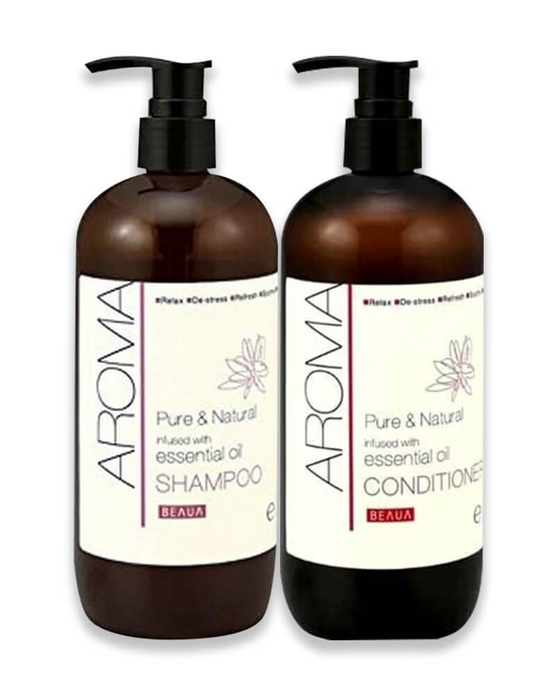Bộ dầu gội, xả Beaua Aroma chiết xuất tinh dầu thơm