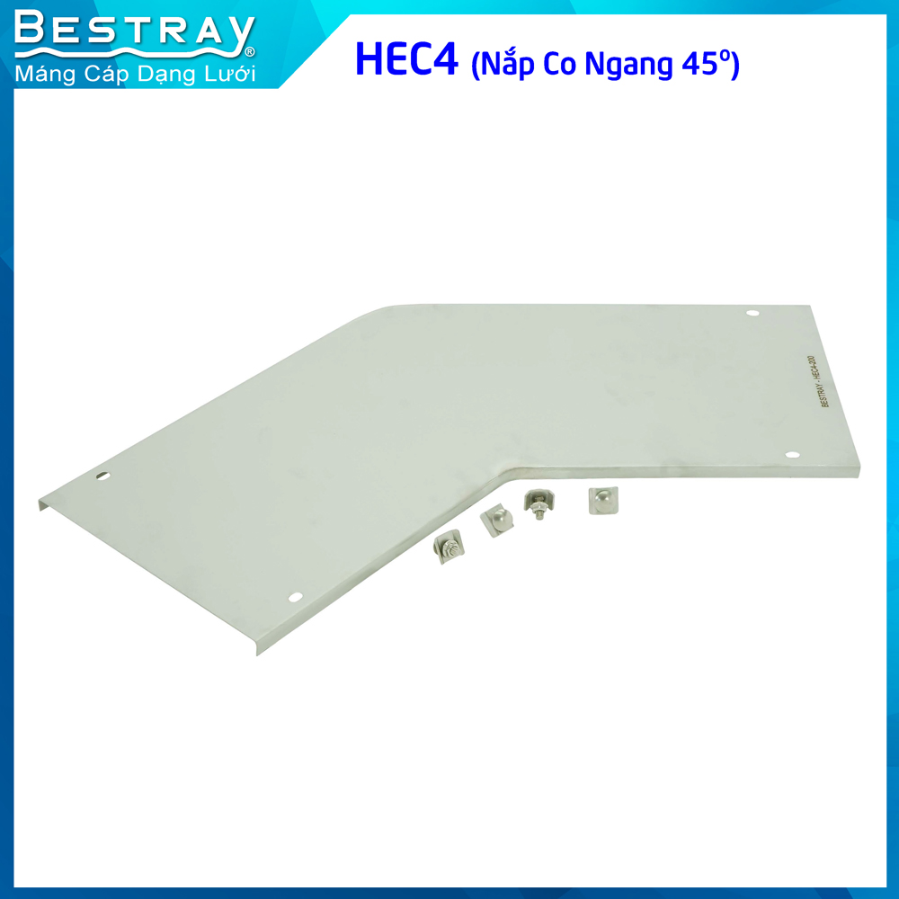 Nắp Co Ngang 45 Độ | Máng Lưới Bestray| Mã SP HEC4