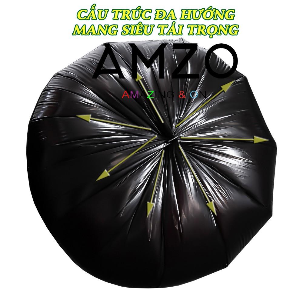 Combo 10 Cuộn túi đựng rác sinh học tự phân hủy AMZO Nhiều màu (55x65cm)