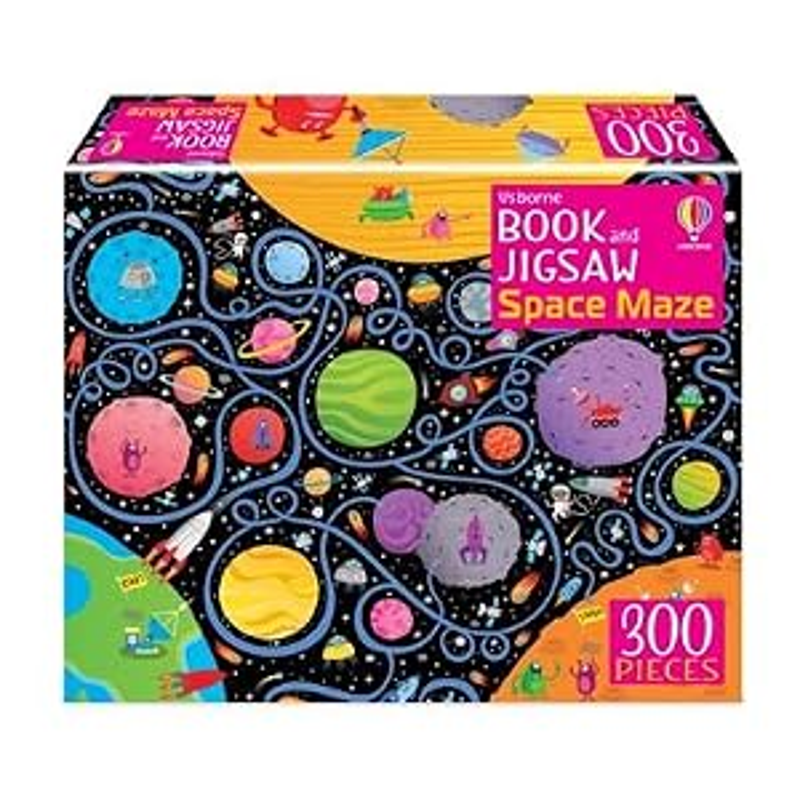 Sách 200 Pcs Book & Jigsaw: Space Maze