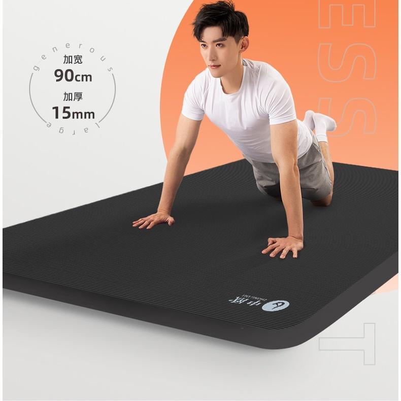 Thảm tập gym yoga siêu dày 20mm tập thể dục tại nhà, đệm văn phòng, thảm dã ngoại du lịch chất liệu cao su NBR