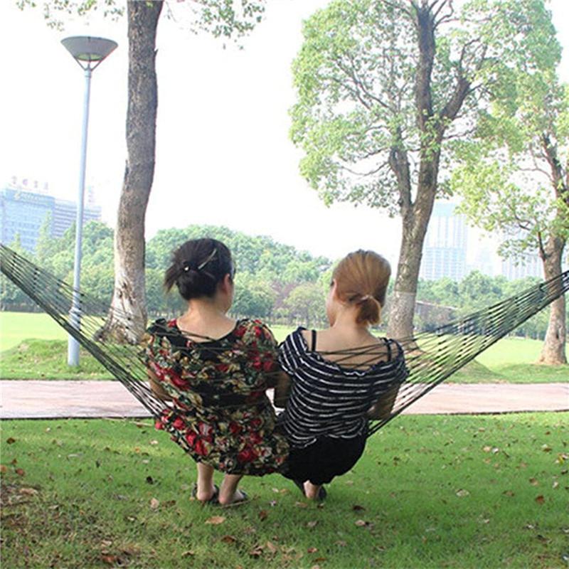 Cắm Trại Ngoài Trời Lưới Nylon Dây Võng Di Động Võng Thoải Mái Treo Đầm Vườn Xoay Ghế Giải Trí Dropshipping