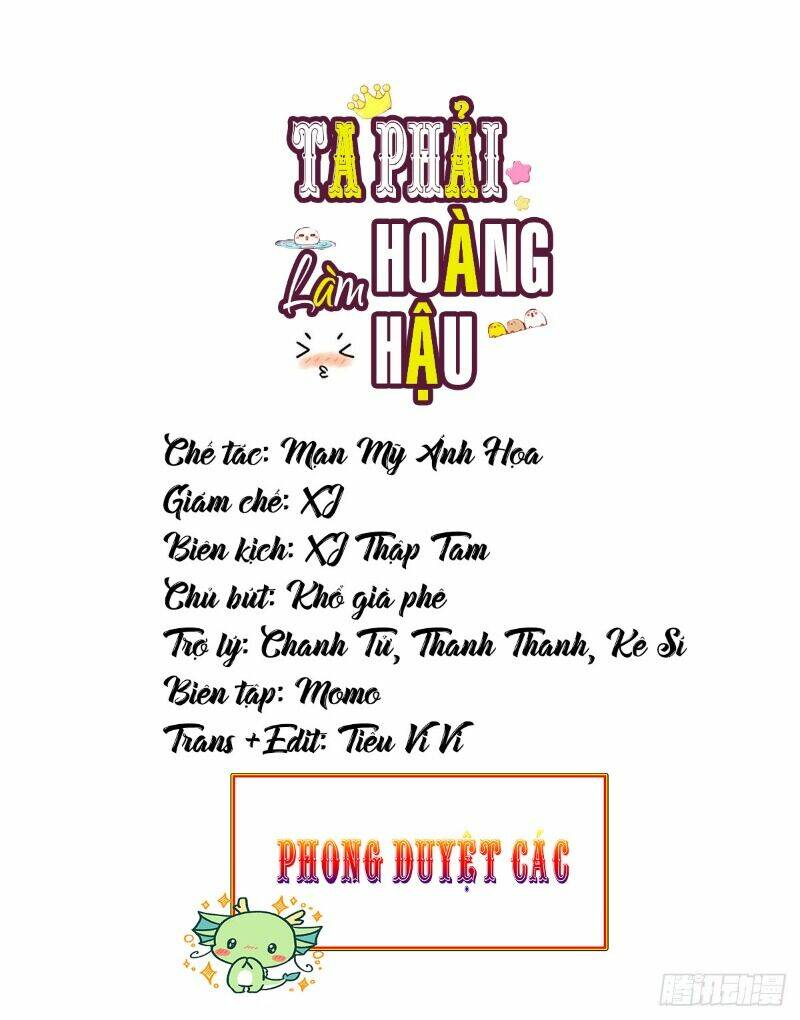 ta phải làm hoàng hậu chapter 2 1