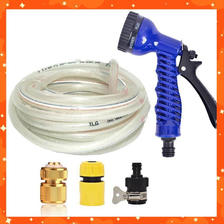 Bộ dây vòi xịt rửa xe, tưới cây, dọn dẹp nhà cửa 7-10m 206843