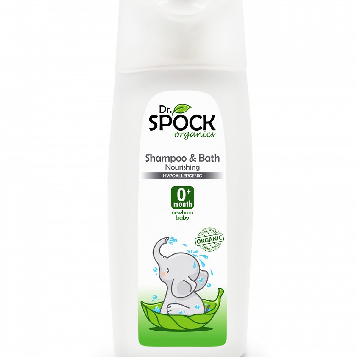 COMBO 2 Tắm gội trẻ em cho trẻ sơ sinh Organic Dr. Spock 0+ Chai 400ml