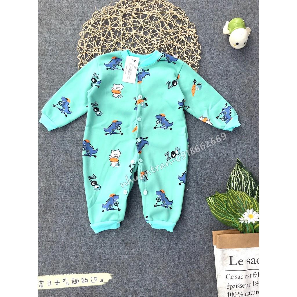 Body nỉ lót lông bé trai bé gái hàng loại 1, size từ 3-14kg