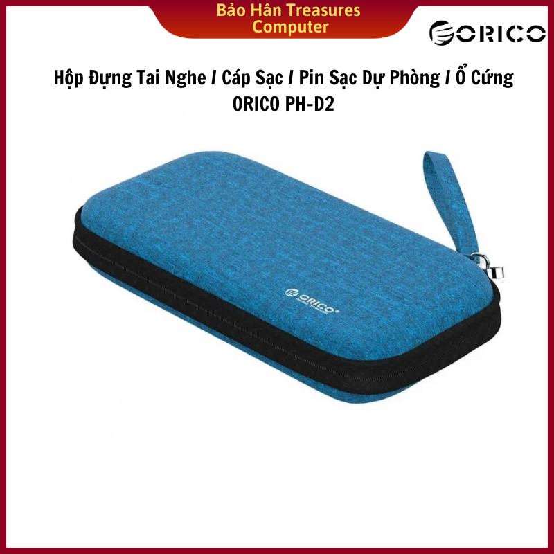 Hộp Đựng Tai Nghe / Cáp Sạc / Pin Sạc Dự Phòng / Ổ Cứng ORICO PH-D2 - Hàng Chính Hãng