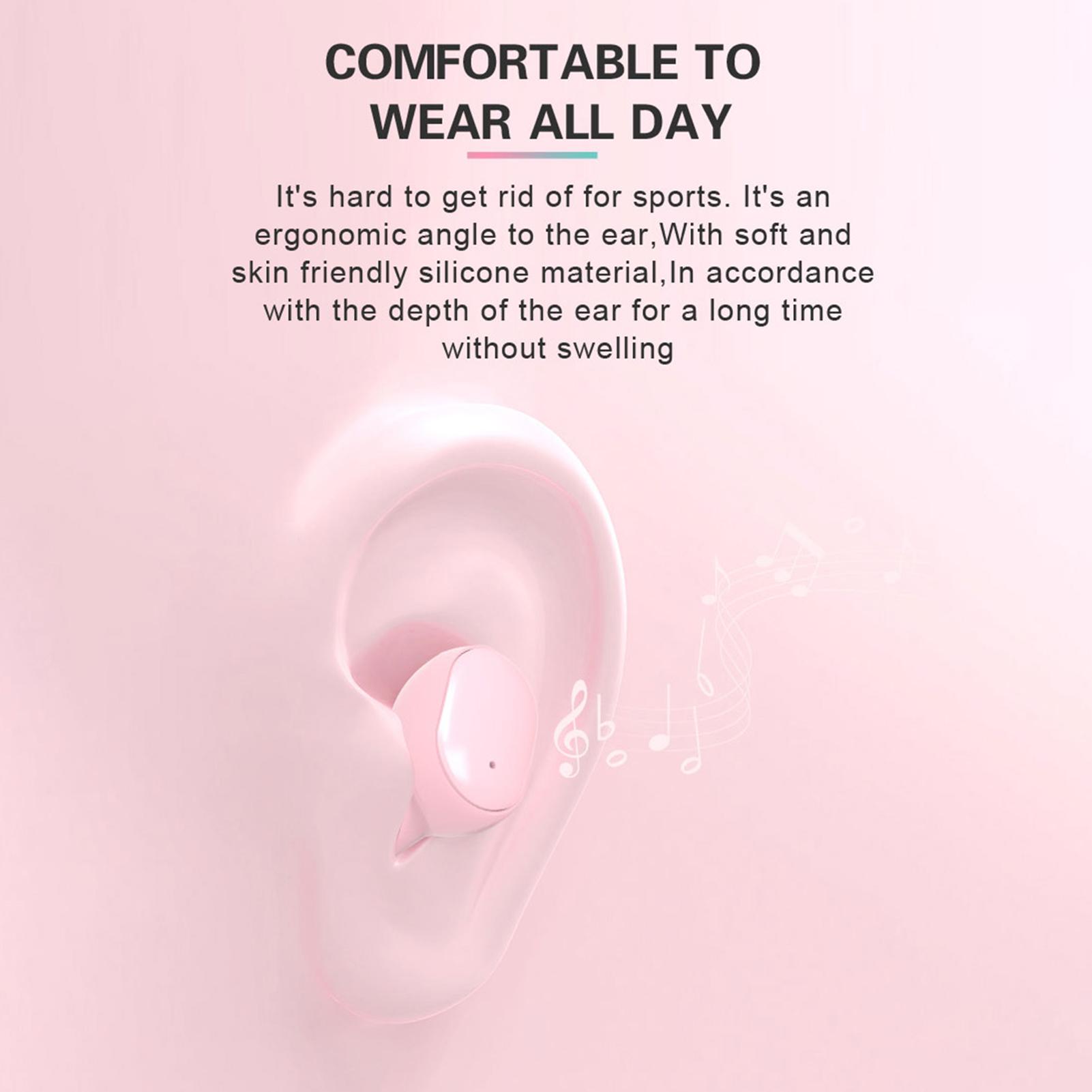 Tai nghe In-Ear BT5.0 True-Wireless thể thao có Mic 280mah Hộp sạc tự động A6S Mini Twins