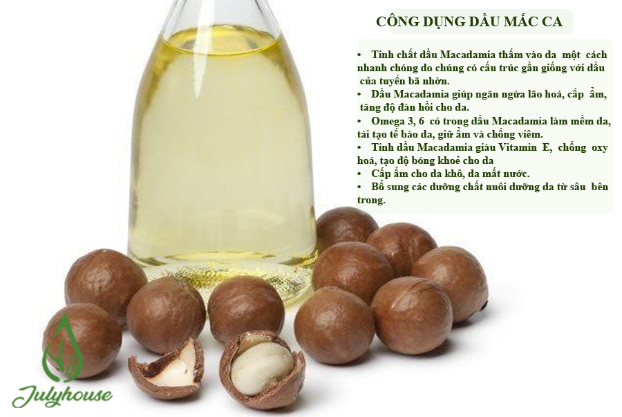 Dầu Macadamia JULYHOUSE 10ml.