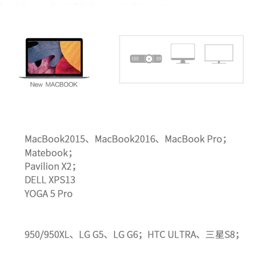 USB-C Type C Male to  DP Port Female Converter Cable