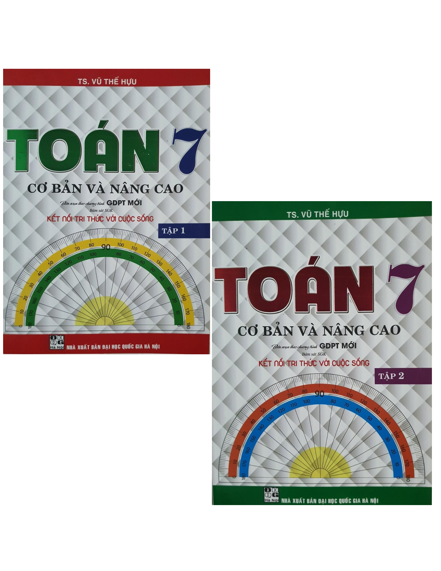 Combo Toán Cơ Bản Và Nâng Cao Lớp 7 Tâp 1 + Tập 2 (Bám Sát SGK Kết Nối Tri Thức Với Cuộc Sống )