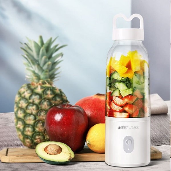 Máy Xay Sinh Tố,Hoa Quả Mini Cầm Tay Deliya 500ml - Hàng chính hãng - MEETJUICE