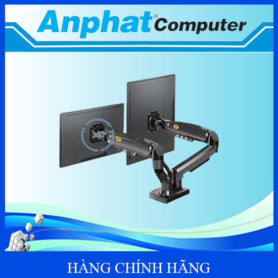 Giá Treo Hai Màn Hình LCD NB P160 (17" - 27") – Hàng Chính Hãng
