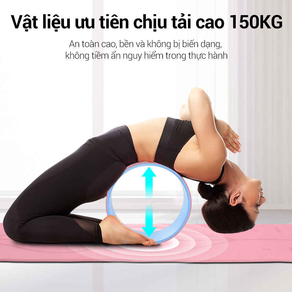 OneTwoFit Vòng Tập Yoga, Vòng Yoga Pilates Nhựa  Tập Lưng Cao Cấp Chính Hãng Yoga Wheel  tập mở lưng