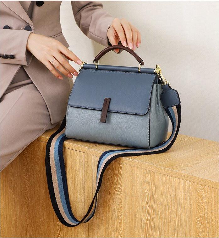 Túi xách nữ thời trang da bò cao cấp hai loại dây đeo thiết kế hiện đại sang trọng HG01