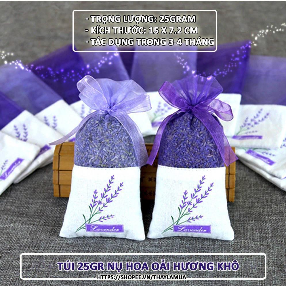 Túi thơm nụ hoa LAVENDER khô khử mùi không khí