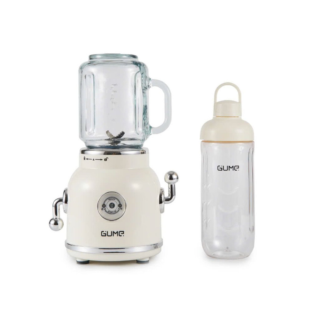 Máy xay sinh tố đa năng 2 cối 600ml Korea GMB-01 lưỡi dao 6 cánh - Hàng chính hãng