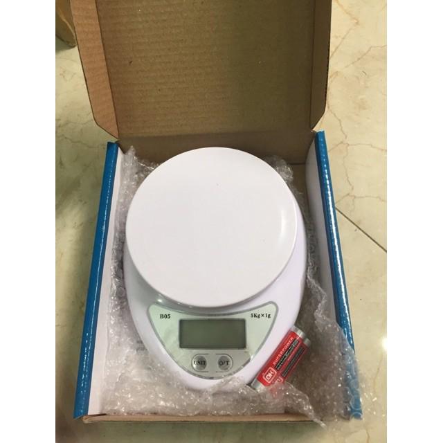 CÂN TIỂU LY Điện Tử Nhà Bếp 5kg, Cân Thực Phẩm Độ Chính Xác Cao - BẢO HÀNH 6 THÁNG