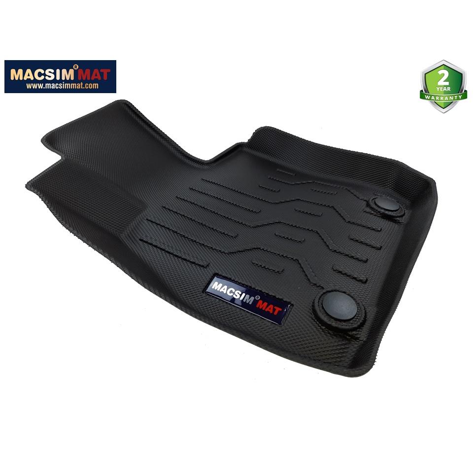 Thảm lót sàn xe ô tô Mazda CX30 2020 + Nhãn hiệu Macsim chất liệu nhựa TPV màu đen hàng loại 2