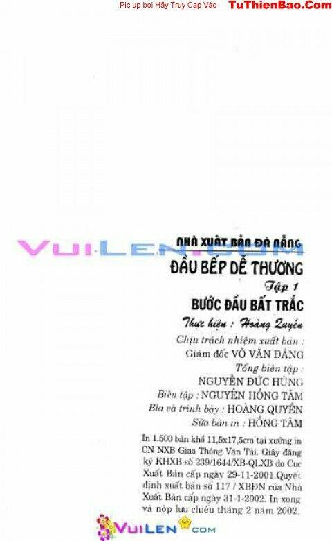 đầu bếp dễ thương chapter 1 2