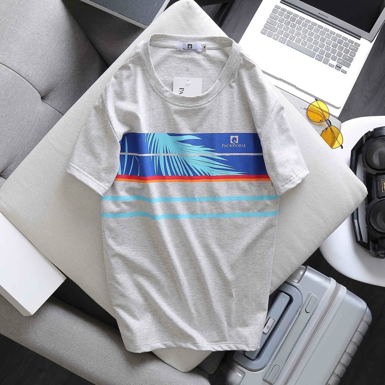 ÁO THUN NAM NGẮN TAY CỔ TRÒN COTTON