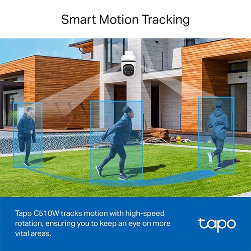 Camera ngoài trời TP-Link Tapo Outdoor Pan/Tilt Home Security Wifi 3K C510W - Hàng chính hãng