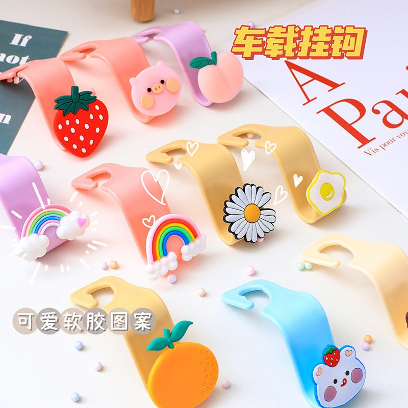 Móc đồ ghế sau ô tô đủ màu - Hàng Kpro chất lượng cao