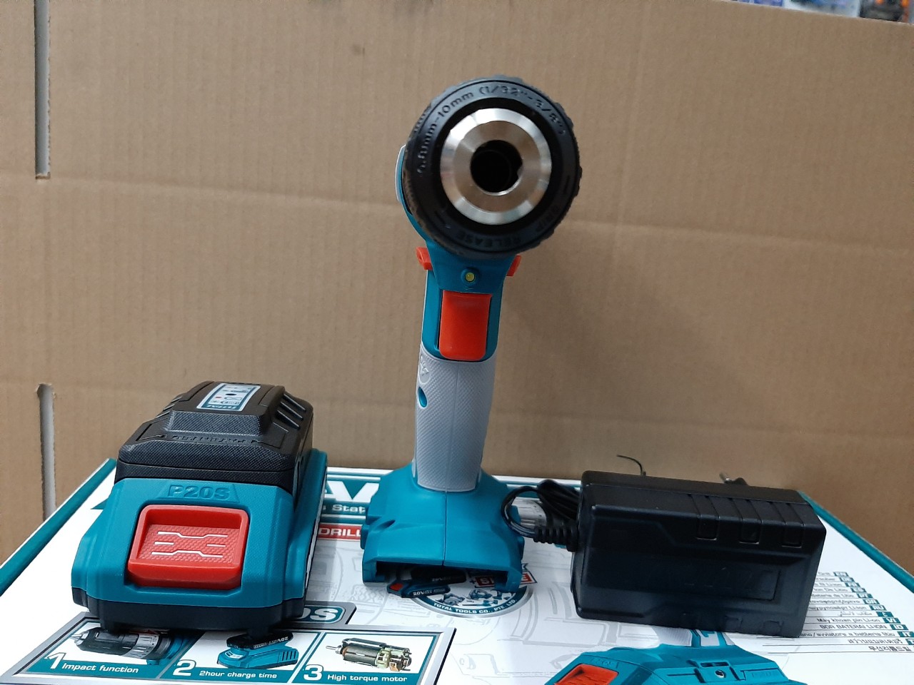 Máy khoan búa dùng pin Lithium-Ion 20V TOTAL TIDLI20025