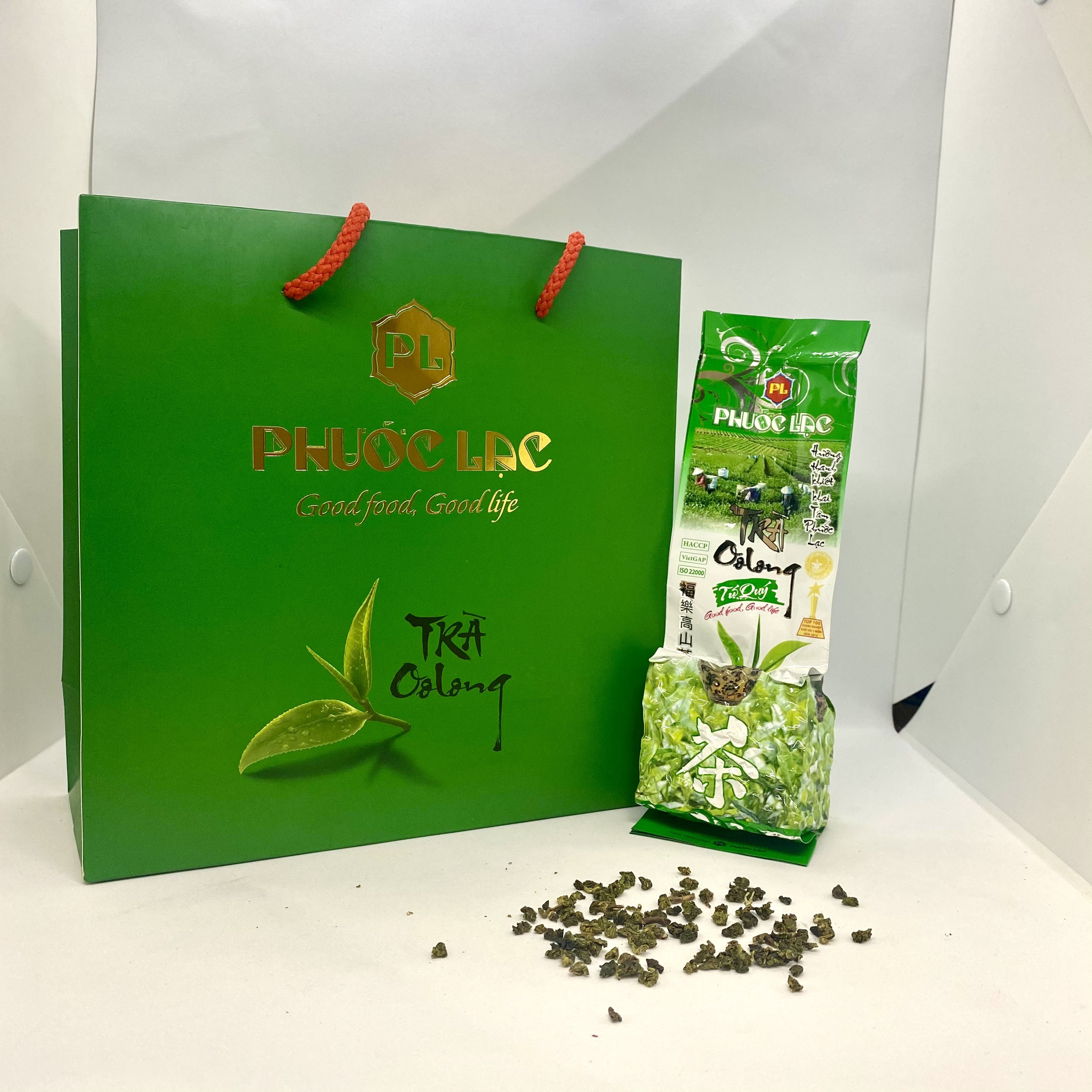 Trà Ô Long (oolong) Tứ Quý Cao Cấp Phước Lạc Gói 100g