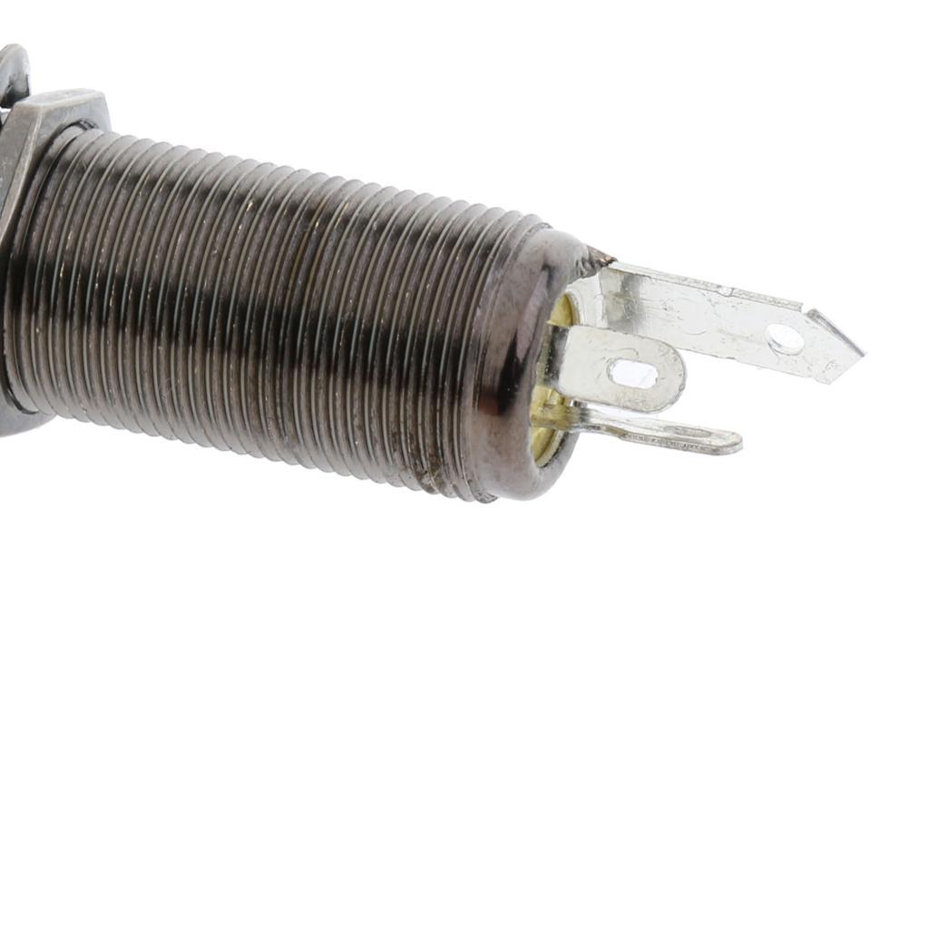 2X 6.35mm Guitar Plug Connector for Bass Parts Accessory