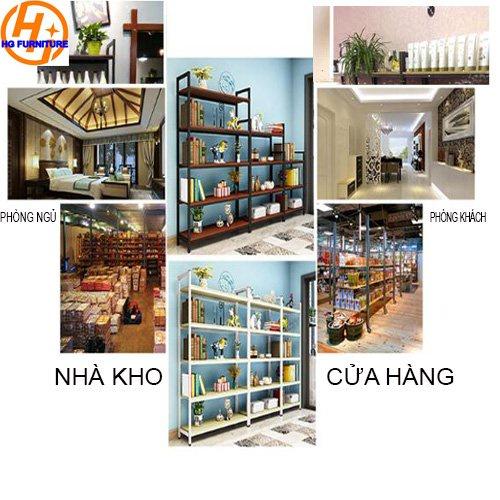 Kệ trưng bày khung sắt sơn tĩnh điện 4TẦNG , gọn gàng tiết kiệm không gian, dễ dàng tháo lắp-ÁNH DƯƠNG